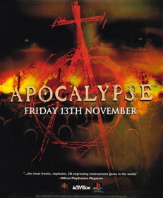 Apocalypse - Advertisement Flyer - Front