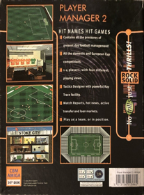 Player Manager 2 - Box - Back
