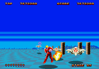 Space Harrier II - Screenshot - Gameplay