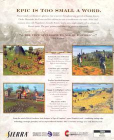 Empire Earth - Box - Back