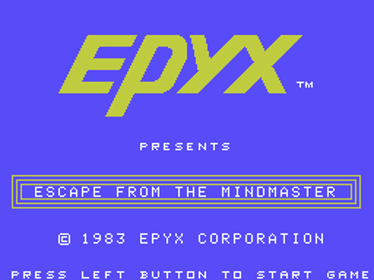 Escape from the Mindmaster - Screenshot - Game Title Image