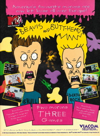 Beavis and Butt-Head - Advertisement Flyer - Front