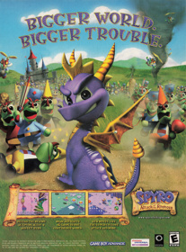 Spyro: Attack of the Rhynocs - Advertisement Flyer - Front