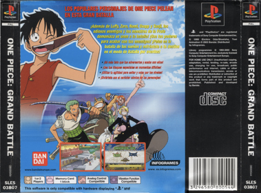 One Piece: Grand Battle! - Box - Back - Reconstructed