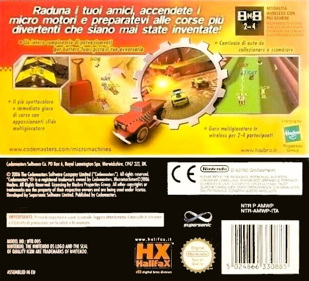 Micro Machines V4 - Box - Back