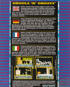 Ghouls 'n' Ghosts - Box - Back