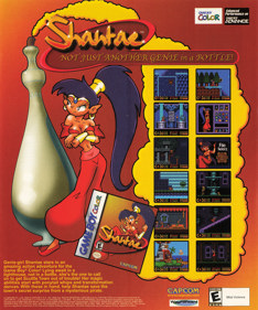 Shantae - Advertisement Flyer - Front