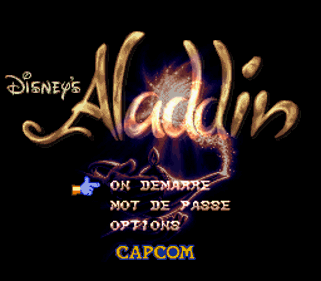 Disney's Aladdin - Screenshot - Game Title