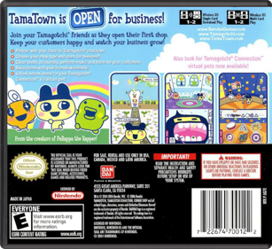 Tamagotchi Connection: Corner Shop - Box - Back - Reconstructed