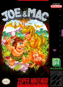 Joe & Mac - Fanart - Box - Front