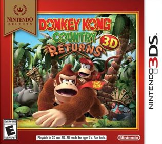Donkey Kong Country Returns 3D - Box - Front