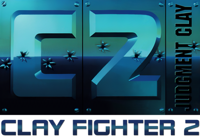 Clay Fighter 2: Judgment Clay - Clear Logo
