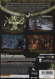 Tomb Raider: Underworld - Box - Back