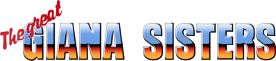 The Great Giana Sisters - Clear Logo Image