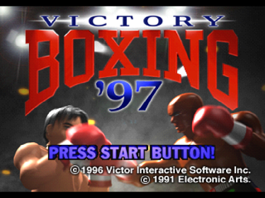 Victory Boxing: Champion Edition - Screenshot - Game Title Image