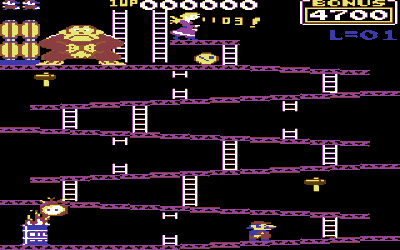 Donkey Kong (Atarisoft) - Screenshot - Gameplay Image