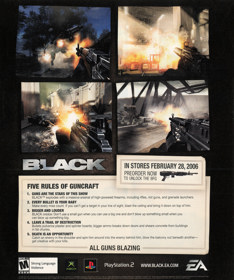 Black - Advertisement Flyer - Front