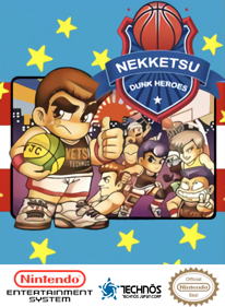 Nekketsu Street Basket: Ganbare Dunk Heroes - Fanart - Box - Front