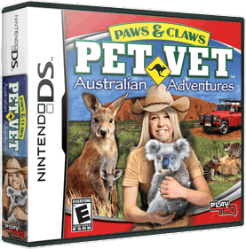 Paws & Claws: Pet Vet: Australian Adventures - Box - 3D Image