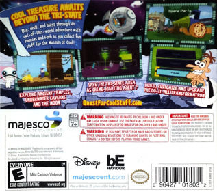 Phineas and Ferb: Quest for Cool Stuff - Box - Back