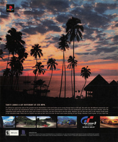 Gran Turismo 3: A-Spec - Advertisement Flyer - Front