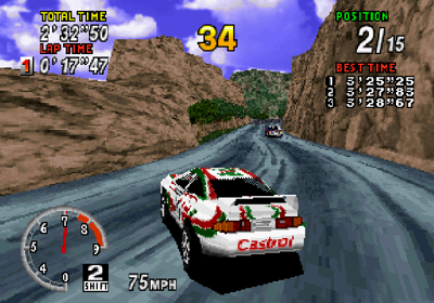 Sega Rally Championship - Screenshot - Gameplay