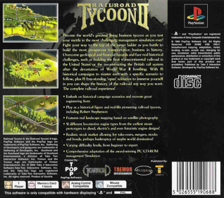 Railroad Tycoon II - Box - Back Image