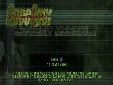 Spec Ops: Covert Assault - Screenshot - Game Title Image