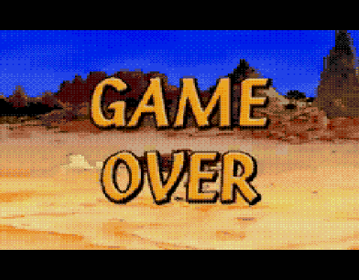 Cadillacs and Dinosaurs: The Second Cataclysm - Screenshot - Game Over Image