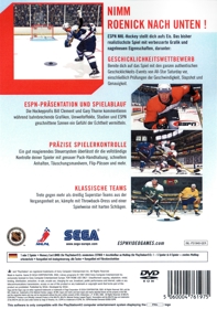 ESPN NHL Hockey - Box - Back