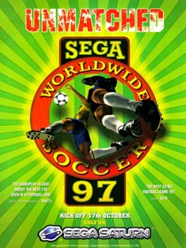 Sega Worldwide Soccer '97 - Advertisement Flyer - Front