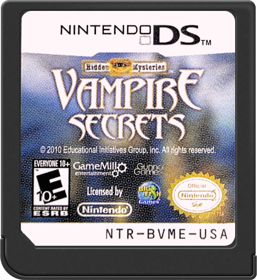 Hidden Mysteries: Vampire Secrets - Cart - Front Image