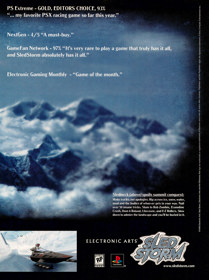 Sled Storm - Advertisement Flyer - Front