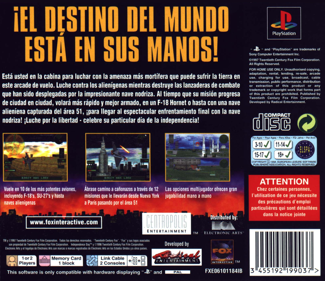 Independence Day - Box - Back Image