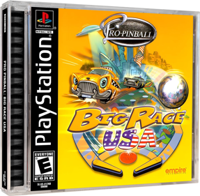 Pro Pinball: Big Race USA - Box - 3D Image