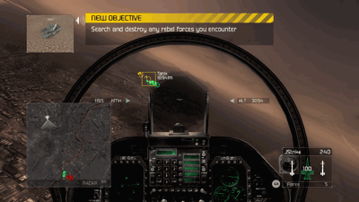 Tom Clancy's H.A.W.X - Screenshot - Gameplay