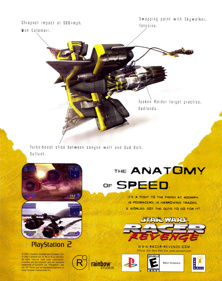 Star Wars: Racer Revenge - Advertisement Flyer - Front