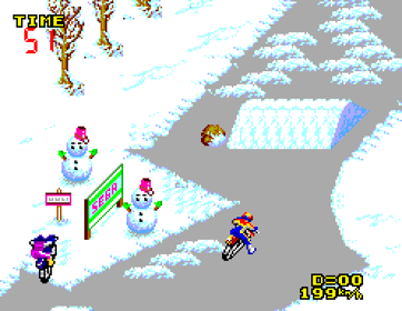 Enduro Racer - Screenshot - Gameplay