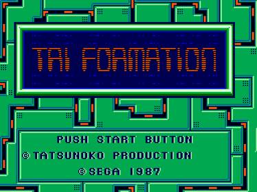 Zillion II: The Tri Formation - Screenshot - Game Title Image