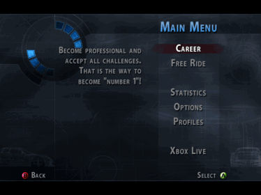 World Racing 2 - Screenshot - Game Select