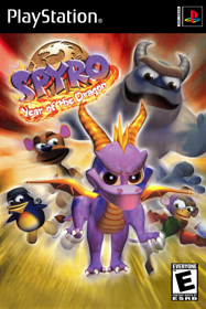 Spyro: Year of the Dragon - Fanart - Box - Front