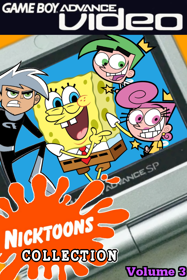 Game Boy Advance Video: Nicktoons Collection: Volume 3 - Box - Front - Reconstructed