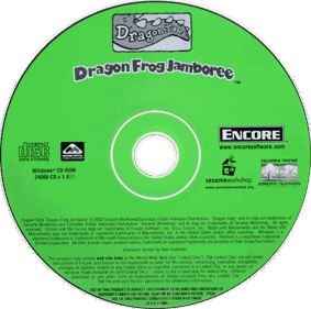 Dragon Tales: Dragon Frog Jamboree - Disc Image