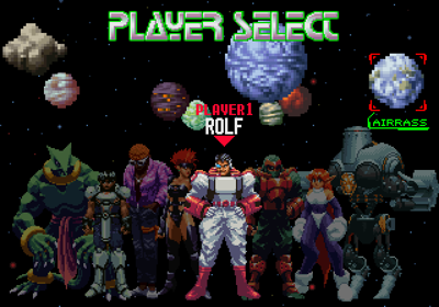 Galaxy Fight - Screenshot - Game Select
