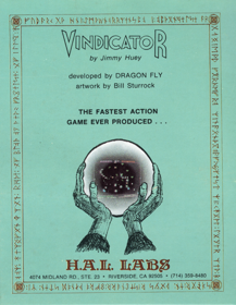 Vindicator - Box - Back