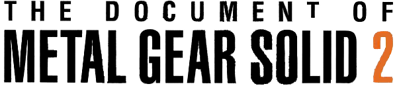 The Document of Metal Gear Solid 2 - Clear Logo Image