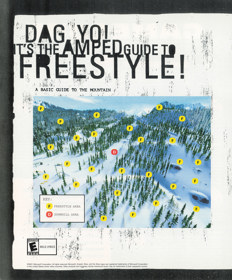 Amped: Freestyle Snowboarding - Advertisement Flyer - Front