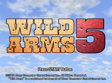 Wild Arms 5 - Screenshot - Game Title