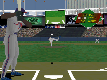 VR Baseball '97 - Screenshot - Gameplay