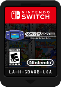 Game Boy Advance: Nintendo Switch Online - Fanart - Cart - Front